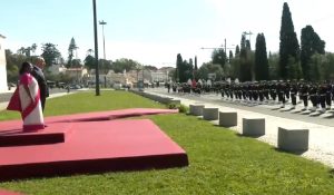 President Draupadi Murmu Portugal Visit : पुर्तगाल में राष्ट्रपति द्रौपदी मुर्मू का भव्य स्वागत, मिला गार्ड ऑफ ऑनर, देखें Video