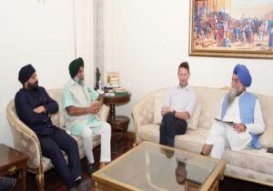 ऑस्ट्रेलिया के सांसद डायलन वाइट ने पंजाब विधानसभा स्पीकर कुलतार सिंह संधवां से की मुलाकात