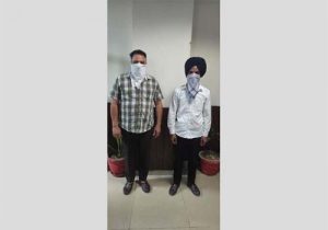 विजिलेंस ब्यूरो ने सब इंस्पेक्टर और उसके साथी को 20,000 रुपये की रिश्वत लेते किया गिरफ्तार