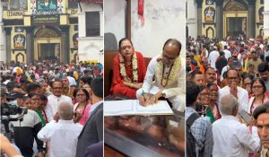 नेपाल के दौरे पर केंद्रीय मंत्री Shivraj Chouhan, परिवार सहित पशुपतिनाथ मंदिर के किए दर्शन