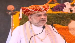 ‘शिवाजी महाराज ने मुगल शासन को ध्वस्त कर देश को स्वतंत्रता दिलाई’, रायगढ़ में बोले अमित शाह