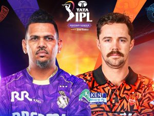 IPL 2025 : केकेआर के दो विकेट गिरे, रहाणे और रघुवंशी क्रीज पर मौजूद