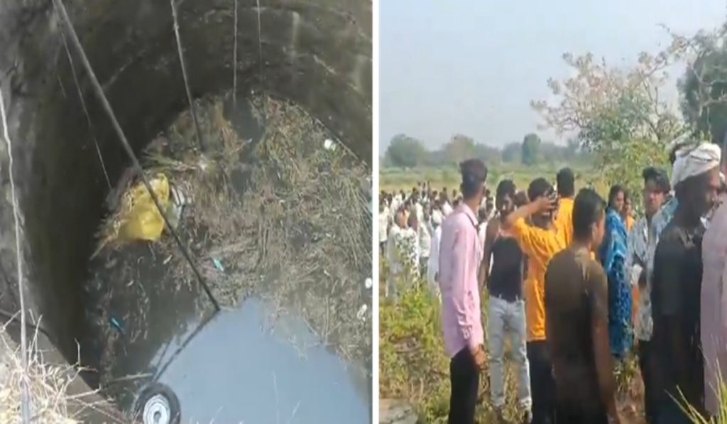 Tractor fell well Nanded Maharashtra 8 workers died