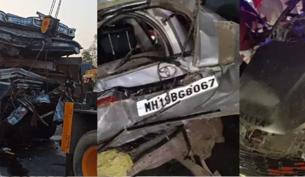 road accident on Mumbai-Pune highway