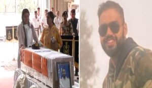 Pahalgam Terror Attack : दिल्ली पहुंचा शहीद विनय नरवाल का शव, CM रेखा गुप्ता समेत नौसेना अधिकारियों ने दी श्रद्धांजलि
