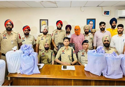 तरनतारन पुलिस द्वारा Pak-ISI नियंत्रित नार्को तस्करी मॉड्यूल का भंडाफोड़; 85 किलो हेरोइन सहित एक व्यक्ति गिरफ्तार