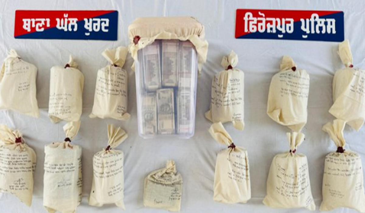 फिरोजपुर पुलिस ने ड्रग तस्करी मॉड्यूल का किया भंडाफोड़, 12 kg हेरोइन सहित 3 आरोपी गिरफ्तार