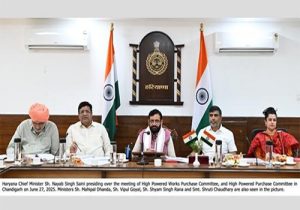 हरियाणा सरकार ने उच्च स्तरीय बैठक में 718 करोड़ रुपये की परियोजनाओं को दी मंजूरी; बिजली, स्वास्थ्य और बुनियादी ढांचा क्षेत्रों को बड़ा बढ़ावा