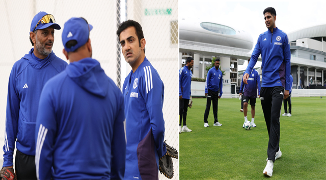 IND vs ENG: 20 जून को होने वाले पहले टेस्ट मुकाबलें की नेट प्रेक्टिस के दौरान भारतीय टीम जमकर बहा रही पसीना