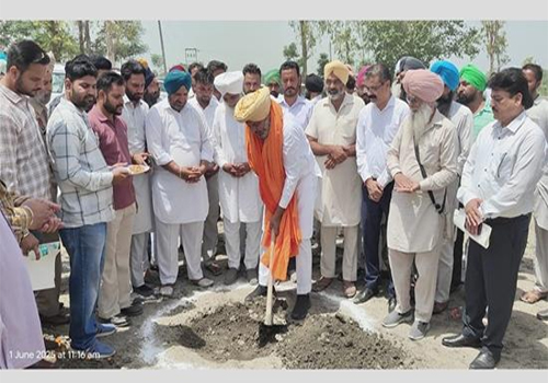 मंत्री हरपाल चीमा ने दिड़बा में बाबा साहेब अंबेडकर सामुदायिक भवन का किया शिलान्यास