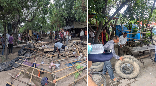 नगर निगम चंडीगढ़ ने सेक्टर-26 और सेक्टर-34 में अतिक्रमण विरोधी अभियान चलाया