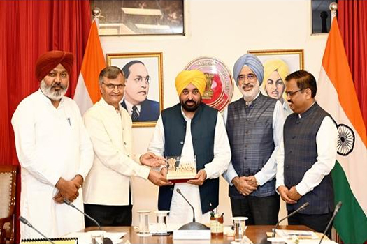 पंजाब के मुख्यमंत्री मान ने नीति आयोग से जल, कृषि, सीमा मुआवजा और सिंधु जल अधिकारों पर सहयोग का आग्रह किया