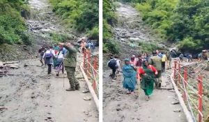 Kedarnath में बड़ा हादसा: भूस्खलन की चपेट में आने से 2 मजदूरों की मौत, तीन घायल