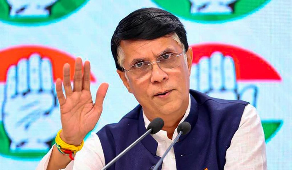 Pawan Khera sharp attack PM Modi Trump claim mediation