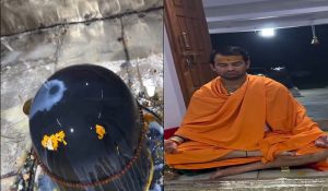 Video : पीतांबर ओढ़े बाबा भोले की भक्ति करते दिखे लालू के बड़े लाल… सोशल मीडिया पर वायरल हुआ वीडियो