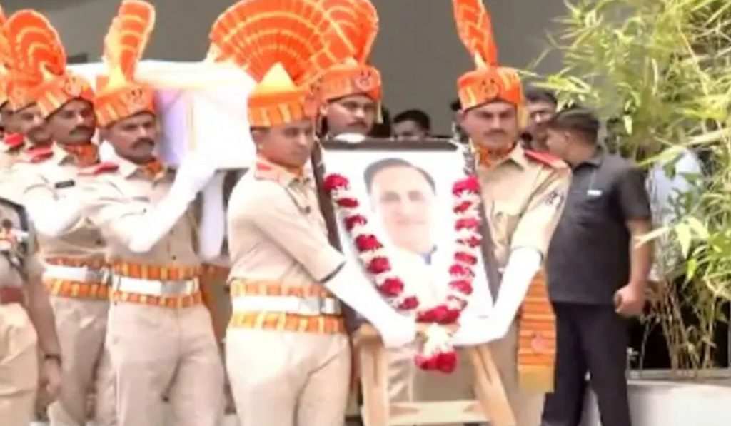 Vijay Rupani last journey