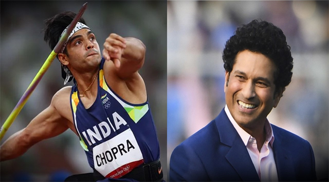 नीरज चोपड़ा ने किया बड़ा खुलासा; बोले- मैं सचिन तेंदुलकर से प्रेरणा लेता हूं, भाला फेंकने के लिए उनकी महाशक्ति को पाना चाहूंगा