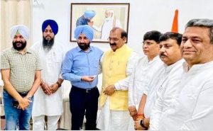 पंजाब भाजपा के नवनियुक्त कार्यकारी अध्यक्ष अश्विनी कुमार शर्मा ने सांसद सतनाम सिंह संधू से की मुलाकात