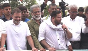 बिहार बंद रैली में गरजे तेजस्वी यादव, बोले- चुनाव आयोग गोदी आयोग बन गया