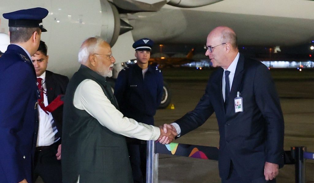 PM Modi reached Brazil