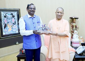ISRO अध्यक्ष डॉ. वी. नारायणन ने की CM योगी से मुलाकात, कई महत्वपूर्ण विषयों पर हुई चर्चा