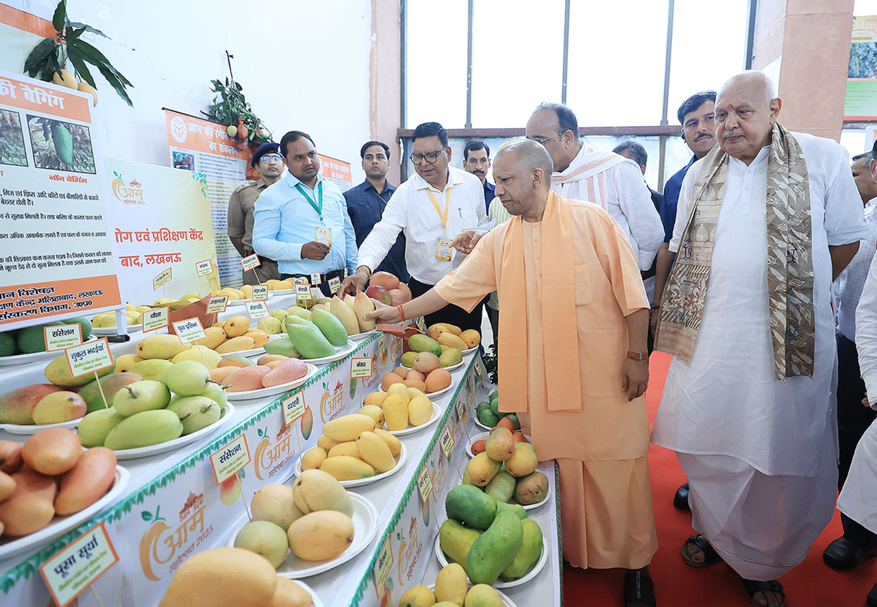 CM योगी ने किया आम महोत्सव का उद्घाटन, किसानों को साल में एक अतिरिक्त फसल उगाने की दी सलाह