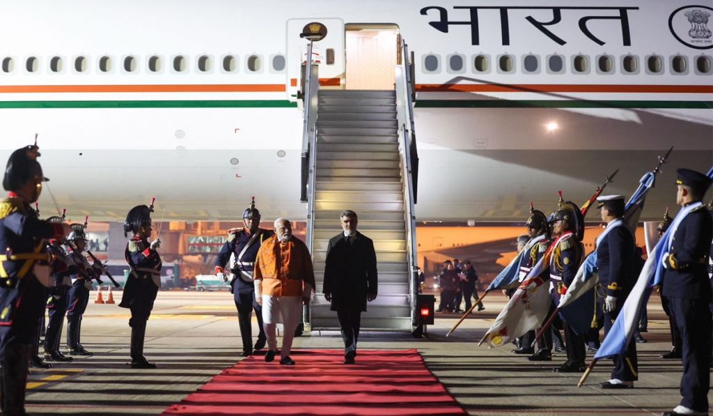 PM Modi arrives Argentina
