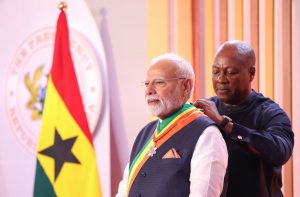 PM मोदी को घाना में मिला देश का सबसे बड़ा नागरिक सम्मान, कहा- सम्मानित होना मेरे लिए बहुत गर्व की बात