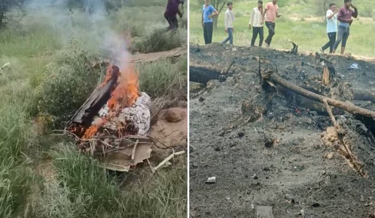 राजस्थान में बड़ा हादसा: इंडियन एयरफोर्स का जगुआर फाइटर प्लेन क्रैश, दो शव बरामद