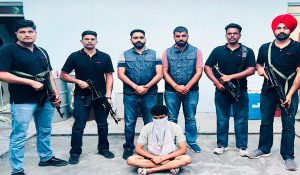 पंजाब पुलिस ने मोहाली से शूटर को किया गिरफ्तारः पिस्टल समेत 6 कारतूस बरामद