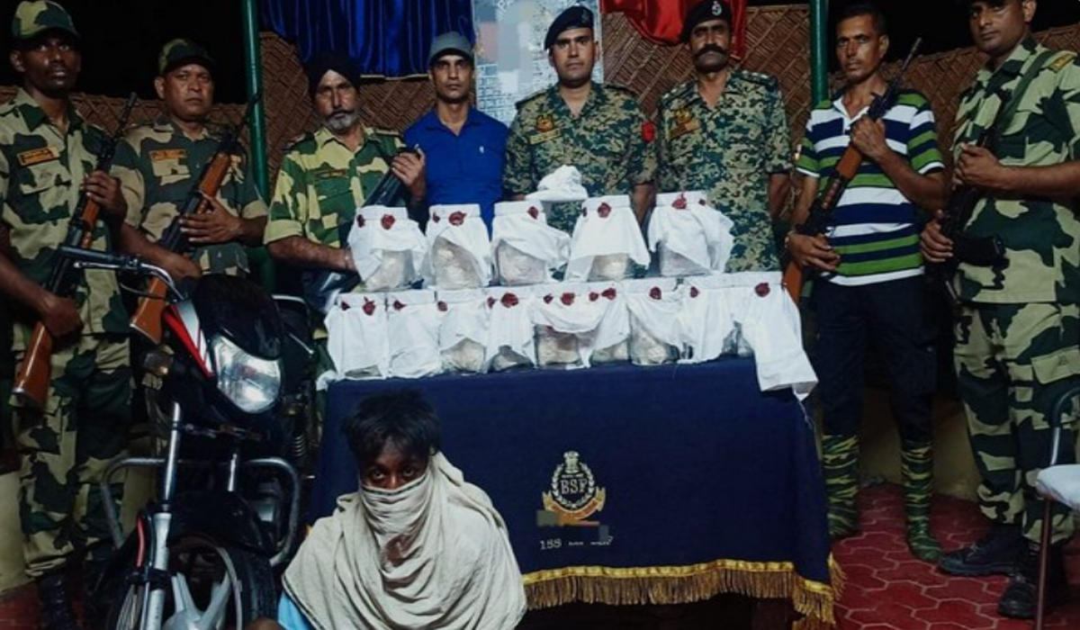 फिरोजपुर में BSF की बड़ी कार्रवाई: 7 Kg हेरोइन के साथ 1 तस्कर को किया गिरफ्तार