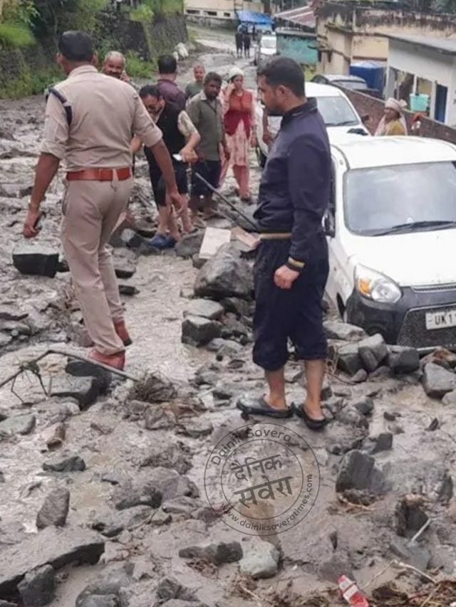चमोली में बादल फटा, मची भारी तबाही
