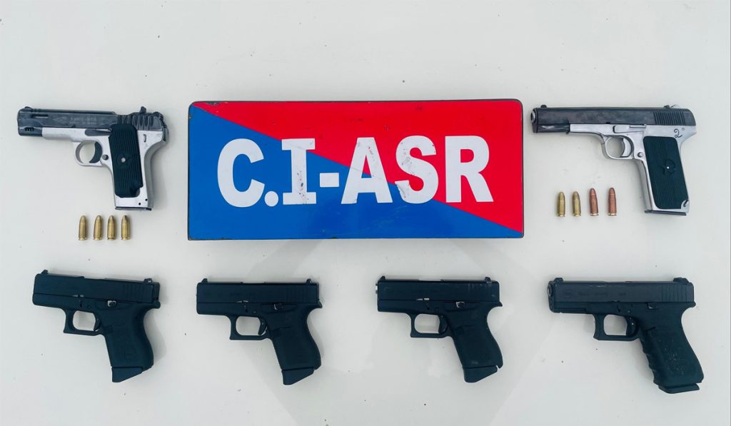 Illegal arms smuggling