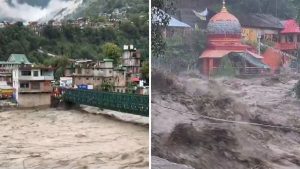 आसमान से प्रहारः जम्मू-कश्मीर व हिमाचल में बादल फटने से मचा हाहाकार… नदी-नाले उफान पर