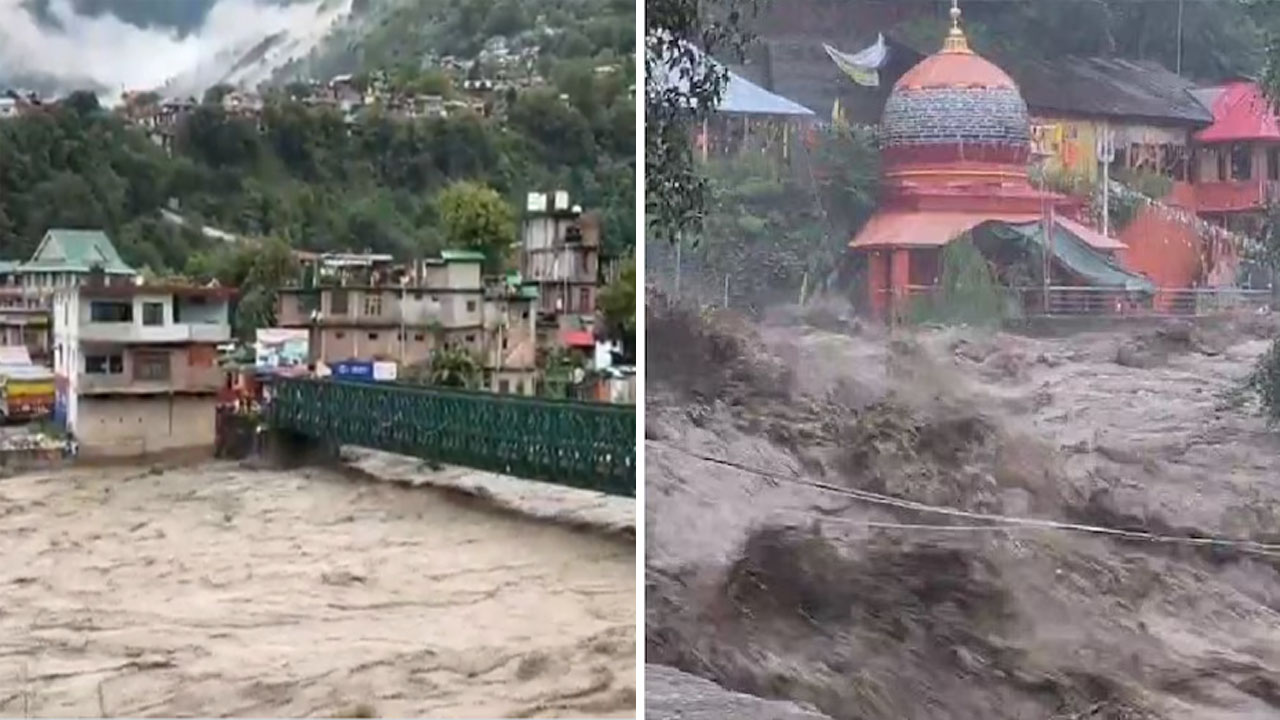 आसमान से प्रहारः जम्मू-कश्मीर व हिमाचल में बादल फटने से मचा हाहाकार… नदी-नाले उफान पर
