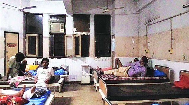 अंधेरे में डूबा पंजाब का मॉडल सिविल अस्पताल, मरीजों और परिजनों को हुई परेशानी