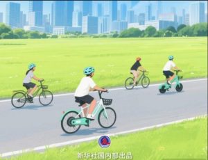 चीन में साइकिल और इलेक्ट्रिक साइकिल का सामाजिक स्वामित्व लगभग 58 करोड़ 