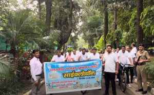BBMB ने गत 15 दिवसीय स्वच्छता पखवाड़ा के अंतर्गत स्वच्छता के महत्व पर जन जागरूकता फैलाने के लिए साइकिल रैली का किया आयोजन