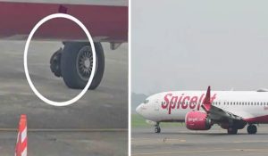 उड़ान भरते ही रनवे पर गिरा Spicejet plane का पहिया, करानी पड़ी इमरजेंसी लैंडिंग
