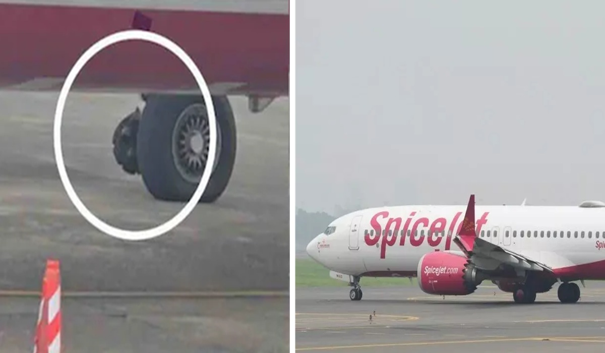 उड़ान भरते ही रनवे पर गिरा Spicejet plane का पहिया, करानी पड़ी इमरजेंसी लैंडिंग
