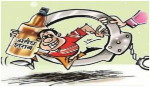कैथल पुलिस का बड़ा अभियान: चार अलग-अलग मामलों में 61 बोतल शराब और 100 लीटर लाहन बरामद