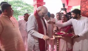 ‘मां दुर्गा से प्रार्थना है, बंगाल में ‘सोनार बांग्ला’ बनाने वाली सरकार बने’, कोलकाता में बोले अमित शाह