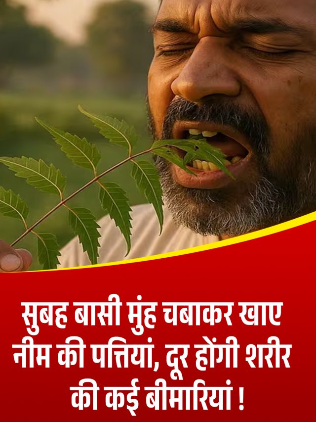 सुबह बासी मुंह चबाकर खाए नीम की पत्तियां, दूर होंगी शरीर की कई बीमारियां !