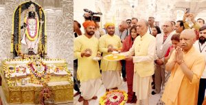 मॉरीशस के PM डा. नवीन चंद्र रामगुलाम ने किये परिवार संग रामलला के दर्शन, देखें तस्वीरें