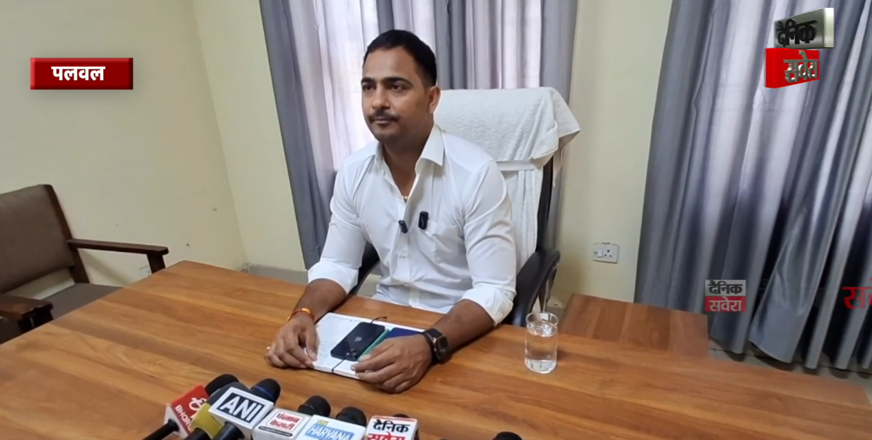 Palwal Police को मिली बड़ी सफलता, मुठभेड़ के बाद दो वांछित बदमाश काबू