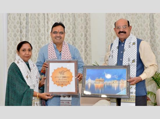 पंजाब के कैबिनेट मंत्रियों ने राजस्थान के मुख्यमंत्री को श्री गुरु तेग बहादुर जी के 350वें शहीदी पर्व के लिए निमंत्रण दिया