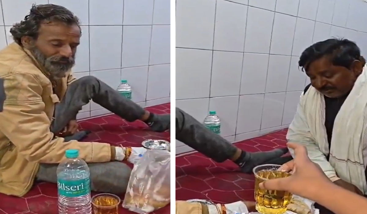 दर्द की असली दवा! अस्पताल के बेड पर हाथ में ड्रिप लगाकर शराब पीता मिला मरीज (Video)