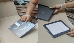ऑनलाइन मंगवाया 1.87 लाख का फोन, डिब्बा खोला तो उड़ गए इंजीनियर के होश (Video)