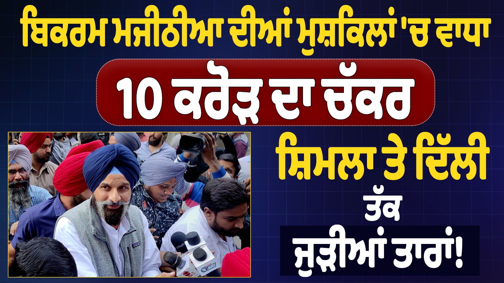 बिक्रम मजीठिया की मुश्किलें बढ़ीं, 10 करोड़ का घोटाला, शिमला और दिल्ली से जुड़े तार