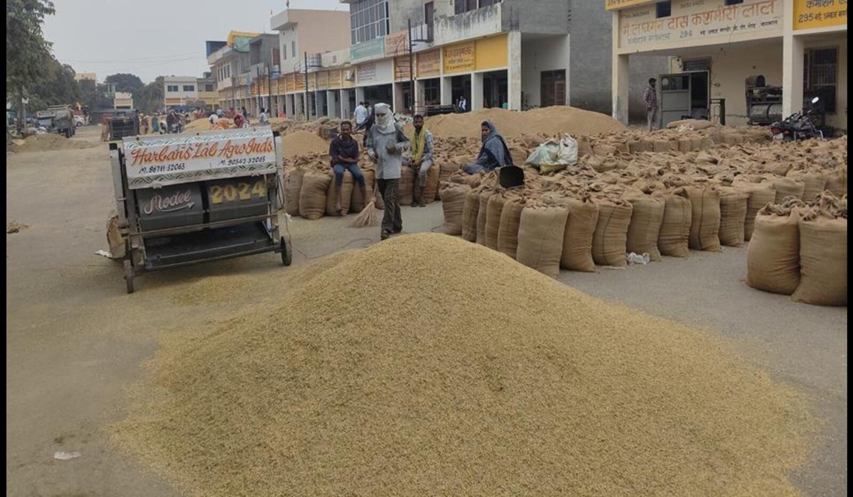 नमी के नाम पर अटकी धान खरीद, किसानों की बढ़ी परेशानी
